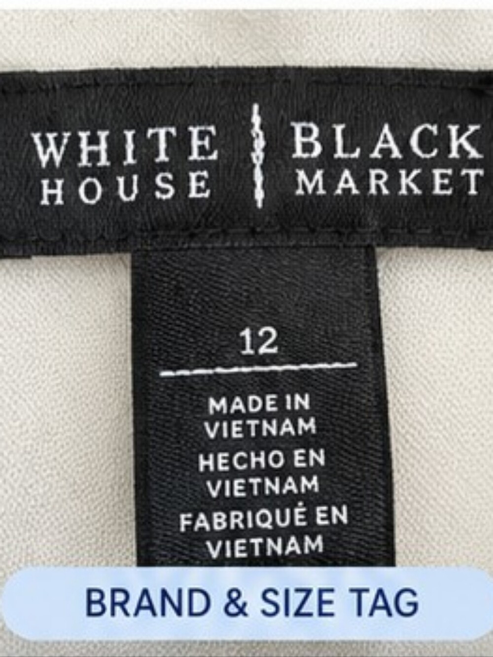 WHBM: Colorblock Blue Black & White Dress - Picture 4 of 10